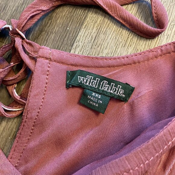 Wild Fable Sleeveless Mini Tropical Floral Dress - Picture 8 of 8